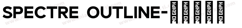 Spectre Outline字体转换